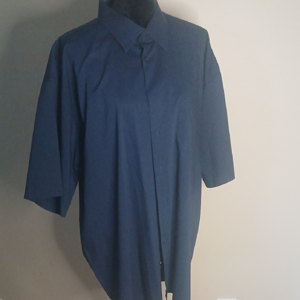 Classic Navy Button Down Shirt